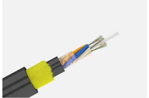 Стандартный подвесной самонесущий (кабель ДПТ) до 48(6x8) волокон, МДРН 12 кН